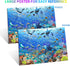 Puzzles for Kids Ages 4-8 6-8 8-10 Year Old - Underwater Scene - 100 Pieces Jigsaw Puzzle for Kids Learning Educational Puzzles for Boys Girls (wi...