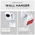 Wall Mount for HB50, (2 Pack), Adhesive Holder for Hello Baby Monitor Camera Installs in Minutes, No Mess Hanger Bracket by Brainwavz (White)...