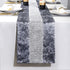 HALOVIE 13 x 82 Inch Glam Table Runner with Diamante Strip, Rectangular Dining Table Dresser Runners for Home Kitchen Party Wedding Festival Chris...
