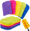 Zubebe 12 Pcs Duster Refill Fleece Refills Hand Dusters Cleaning Reusable Duster Pads Washable Dusters for Cleaning Ceiling Fan Hardwoods Window K...