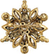 BriLove Women's Crystal Rhinestone Marquise Flower Brooch Pin for Party Prom...