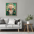 Posterizer 1 pcs-African bejeweled emerald green queen collage-Abstract & Modern Art-Inspirational Women's Art-Gift for Women, Fashionistas, Desig...