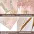 Happy 17th Birthday Door Banner Decorations for Girls, Pink Rose Gold 17 Birthday Door Cover Backdrop Party Supplies, Large Seventeen Year Old Bir...