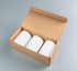 Melt Candle Pillar Candles, 3 Pack - Unscented Candles for Home, Church, Weddings, & More - 3" x 6", White...