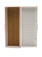 Heathrow Scientific HD15996C White Cork Lined 50 Place Microscope Slide Box, 8.3" Length x 3.38" Width x 1.25" Height...