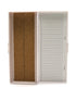 Heathrow Scientific HD15996C White Cork Lined 50 Place Microscope Slide Box, 8.3" Length x 3.38" Width x 1.25" Height...