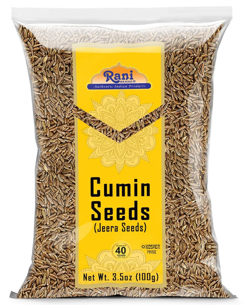 Rani Cumin Seeds Whole (Jeera) Spice 3.5oz (100g) ~ All Natural | Gluten Friendly | NON-GMO | Kosher | Vegan | Indian Origin...