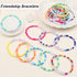 20 Pcs Friendship Bracelets for Teen Girls Preppy Letter Beaded Bracelets Bulk Colorful Stretch Kids Bracelet for Girls Women Set Jewelry...