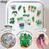 Plant Magnets for Fridge & Kitchen - Nature & Decor Potted Plants | Refrigerator Magnet Accessories & Gifts for Plant Lovers - Monstera & Cactus A...