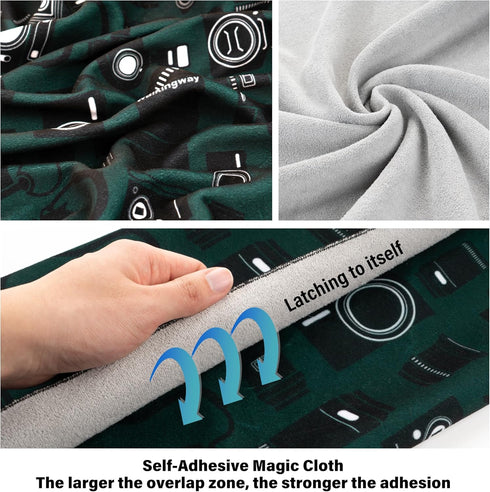 Protective Wrap, Camera wrap, Magic Self-Adhesive Cloth, 13.39"x13.39" Anti-scratch Lens Camera Wrap, Folding, Washable, Lens pouches, Soft cloth ...