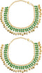 Indian Traditional Ethnic Fashion Bollywood Gold Polish Party-wear Wedding Beads Ghungroo Banjara Payal Anklet for Girls Women...