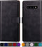 SUANPOT for Samsung Galaxy S10+ /S10 Plus 6.4 (Not Fit S10,S10e) Leather Wallet case for Men with RFID Blocking Credit Card Holder, Flip Folio Boo...
