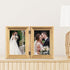 Lawrence Frames 4x6 Hinged Double Sutter Burnished Gold Picture Frame...