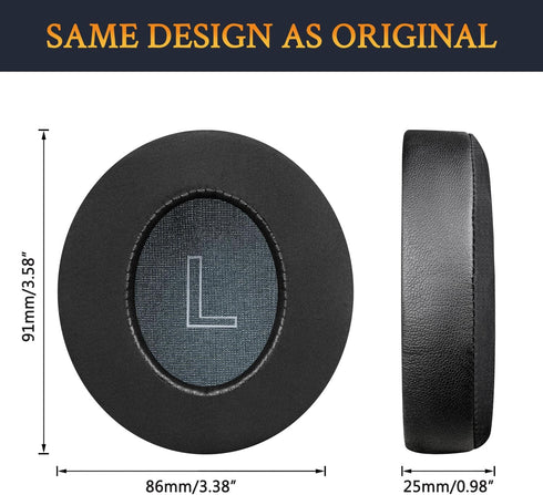 SOULWIT Cooling Gel Earpads Replacement for Anker Soundcore Life Q30/Q35 Headphones, Ear Pads Cushions with Ice Silk Fabric, High-Density Noise Is...