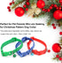 3 Pack Christmas Pet Collar, Adjustable Xmas Dog Collar with Jingle Bell, Wave Point Pattern Neck Ring | Cute Fashion Nylon Collar for Small Pet D...
