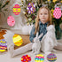 Easter Egg Cutouts for Spring Bulletin Board Classroom Decoration 45Pcs...