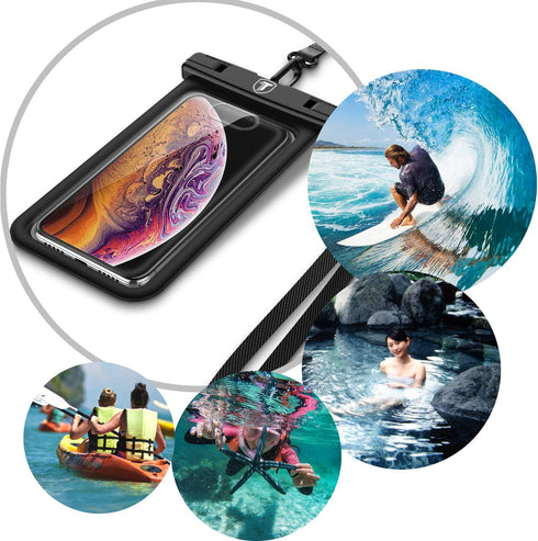 Takfox [Floating Waterproof Phone Pouch for Samsung Galaxy S24 Ultra S23 Plus S22+ S21 Note 20 Ultra A14 A03S A13 A23 A51 A71 A54 A15 5G iPhone 15...