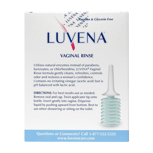 LUVENA Daily Personal Feminine Rinse - Ultra Gentle Wash to Maintain Freshness & Resist Odor - pH Balanced, Paraben Free, Gynecologist Tested - So...