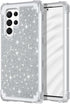 LONTECT for Galaxy S22 Ultra 5G Case Three-Layer Shockproof Heavy Duty Hybrid Sturdy High Impact Protective Cover Glitter Sparkly Bling Case for S...