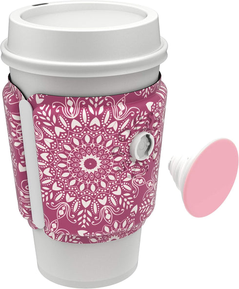 PopSockets PopThirst Cup Sleeve, Drink Holder, Koozie - BoysenBerry Mandala......