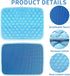 Dog Cooling Mat,Non-Toxic Cooling Pad & Easy Clean,Foldable Pet Cooling Mat,Portable Pet Cooling Mat for Outdoor, Materials Safe, Easy Carry (Blue...