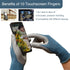 COOLJOB Micro-Foam Nitrile Safety Work Garden Gloves with Touchscreen Fingers, 6 Pairs Lightweight Working Gloves for Men’s Sweaty Hands, Non-slip...