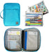 Journal Supplies Storage Case (Teal - Medium) - Custom Travel Organizer Holder for A5 Planner, Pens, Journal Supplies and Accessories (Case Only -...