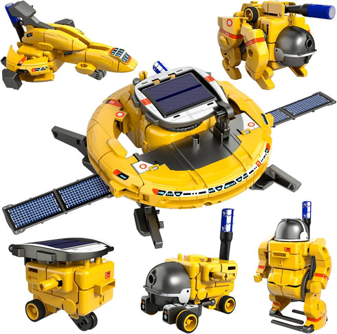 Lucky Doug STEM Projects for Kids Ages 8-12 12-16?6-in-1 Building Science STEM Kits for Boys Kids, Solar Robot Kit Space Toys Birthday Gifts for 8...