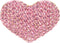 Gyn&Joy Golden Tone Womens Pink Colored Crystal Rhinestone Love Heart Brooch Pin...