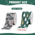 20 Yard Christmas Tree Wired Edge Ribbons 2 Rolls Pineapple Glitter Wire Craft Ribbon for DIY Christmas Wreaths Bows Wrapping Present Decoration, ...