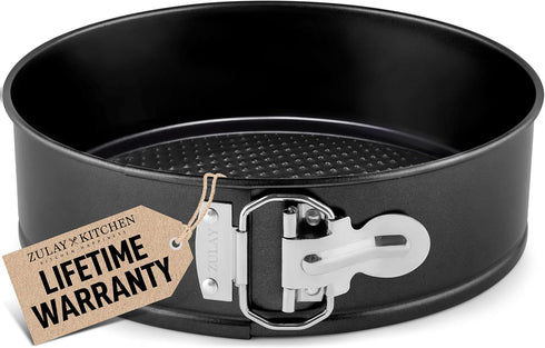 Zulay Premium Springform Pan 9-Inch Nonstick Cheesecake Pan with Removable Bottom, Leak-Proof Design, No Need for Parchment Paper – For Baking Cak...
