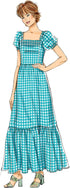 Butterick Misses' High Waisted Dress Sewing Pattern Kit, Design Code B6872, Sizes 8-10-12-14-16...