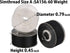 Simthread 25pcs 15White+10Black Prewound Bobbin Thread Size A Class 15 (SA156) 60WT with Clear Storage Plastic Case Box 70D/2 Compatible with Brot...