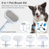 5 IN 1 Pet Grooming Brush Kit,Dog&Cat Self Cleaning Slicker Brush for Shedding.Dematting&Deshedding Dog Brush,Dog Hair Brush,Suitable for Small&La...