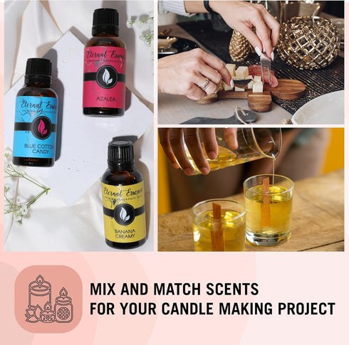 Housekeeping - Gift Set of 6 Premium Fragrance Oils - Clean Cotton, Lemon Blossom, Lemon Grass, Sweet Pea, Ocean Breeze and Mountain Rain - 10ML...