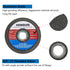 3 Inch Grinding Stone Wheel for Metal,50 Grit Aluminum Oxide Flaring Grinding Cup Wheel for Rust Removing Deburring Polishing with 5/8"-11 Threade...