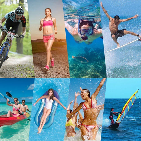 Universal Waterproof Pouch, 2-Pack Waterproof Phone Lanyard Case Neck Strap Dry Bag for iPhone 15 14 13 12 11 Pro Plus Max Galaxy S24 S23 S22 Goog...