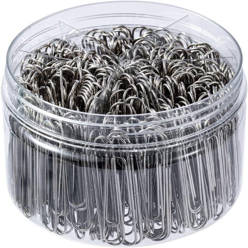 Large Paper Clips,Jumbo Paper Clips,2Inch Paper Clips Large Size, 300 Pcs Smooth Big Paperclips for Office Supplies Sliver...