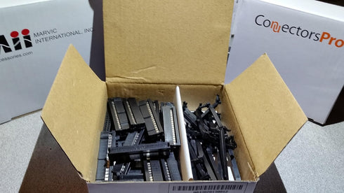Pc Accessories - Connectors Pro 25-Pack 2X17 34 Pins 2.54mm 0.1" Pitch Dual Row IDC Socket for Standard Flat Ribbon Cable, 34P FC Female Connector...