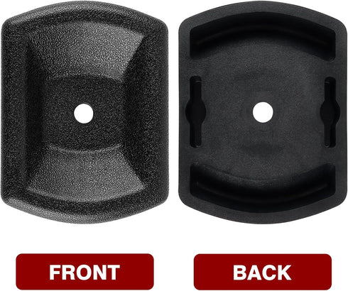 Jack Wheel Chock, Heavy Duty Reinforced Rubber Jack Caster Wheel Dock for Caravans and Trailers, Wheel Chock Stabilizer Wheel Stopper for 6 Inch J...