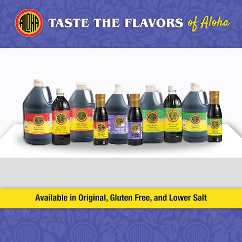 Aloha Shoyu - Gluten Free Soy Sauce - Made in Hawaii - 12 oz. Bottle...
