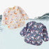 5pcs Set Long Sleeve Waterproof Bib Full Coverage Apron Bib Smock Toddler Bibs with Pocket 6-30 Months...