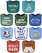 The Peanutshell Baby Boy Bibs Set, Terry Cloth, Eating, Drooling, Teething Essentials for Newborn, Infant, Toddler Babies, 10 Pack Funny Sayings i...