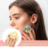 Korean Makeup Powder Puff Ultra Soft Sponge Puff for Foundation Concealer and Powder Teardrop Powder Puff Foundation Sponge Blender Sponge for Liq...