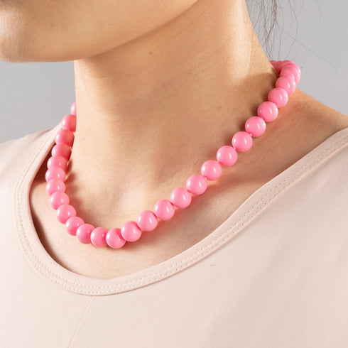 Faux Hand Knotted Glass Imitation Pearls Necklace Earring Jewelry Sets Varios colores for Women...