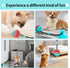 Interactive Dog Toys for Aggressive Chewers,Puppy Teething Toys for Boredom,Mentally Stimulating Tug of War Training Toy, Puzzle Treat Food Dispen...