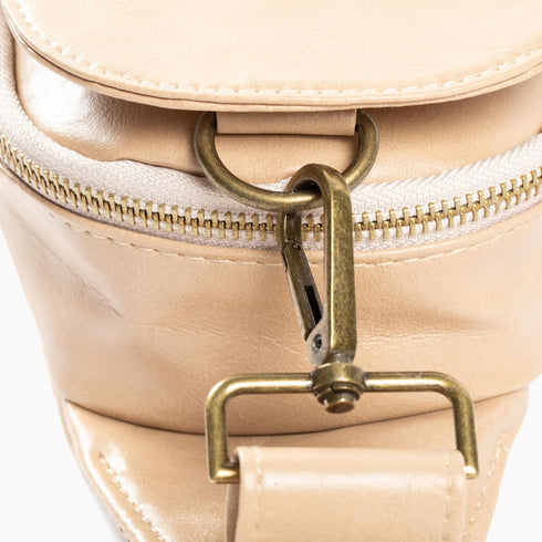 Crossbody Bag - Small Diaper Bag With Plain Ivory Strap, Compact Crossbody Bags for Women & Men, Sling Bag for Women...