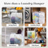 Handy Laundry Mesh Popup Hamper - Two Compartments, Collapsible for Storage and Easy to Open. Folding Pop-Up Clothes are Great for The Kids Room, ...