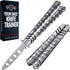 GOOD WORKER Butterfly Knife Trainer - Balisong Trainer - Balisong Butterfly Knives NOT Real NOT Sharp Blade - Practice Butterfly - Black Dull Tric...