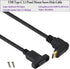 90 Degree USB 3.1 Type C Panel Mount Cable Gen 2 Up&Down Angle Type C 3.1 Female Panel Mount to Male Cable,Supports Charging,Data,Audio,Video Cabl...